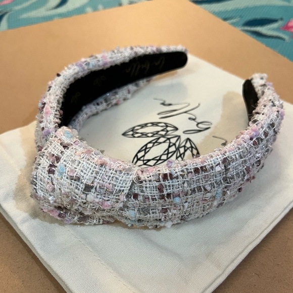 La Bella Shimmer Tweed Headband - Picture 1 of 11